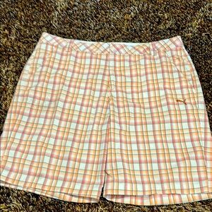 Puma Orange and White Bermudas Lightweight Shorts